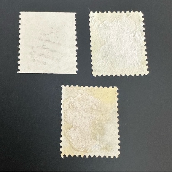 Vintage 5 Cent George Washington Postage Stamps – Blue Used Lot of 3 | 1960s USA - Picture 3 of 10